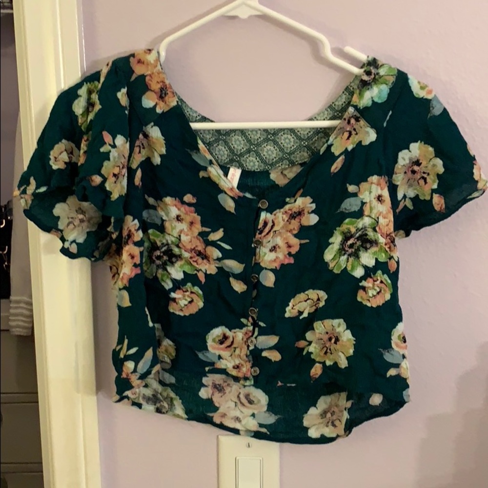 Xhilaration - Floral Blouse